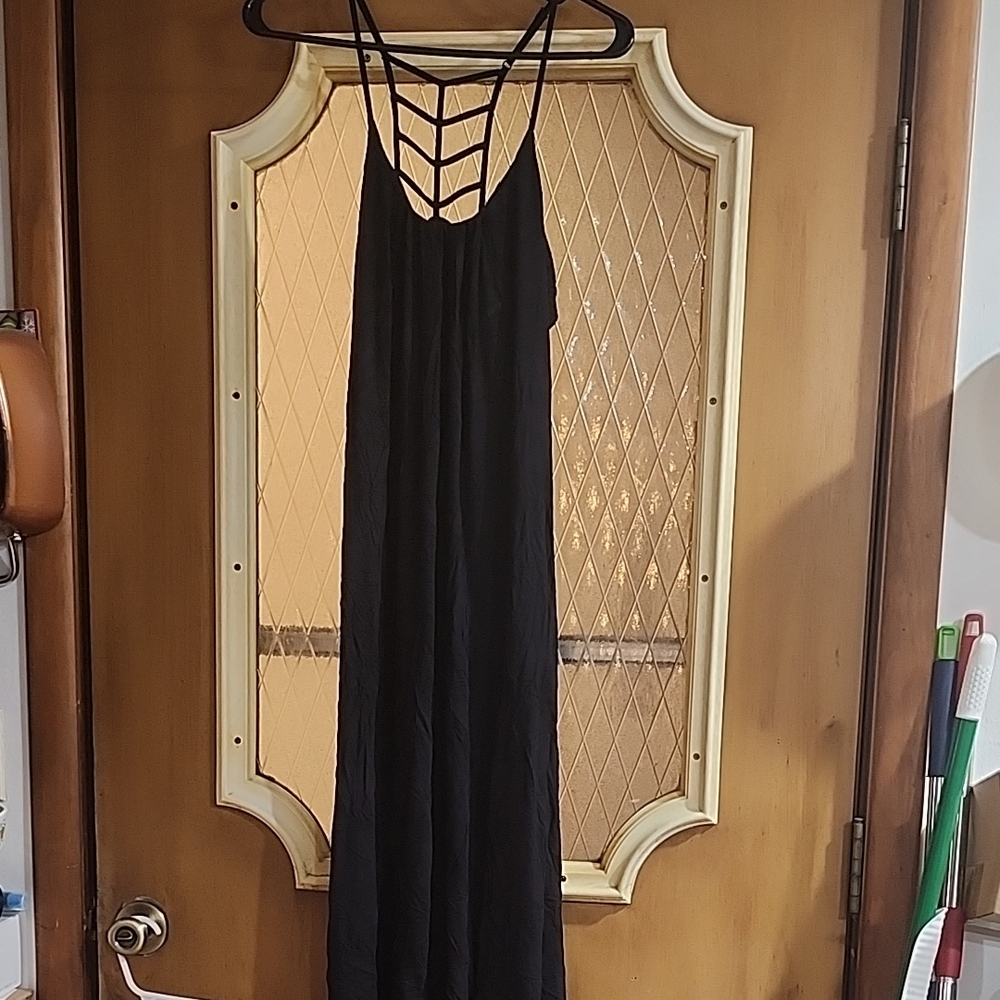 Nicole Miller Black Backless Dress